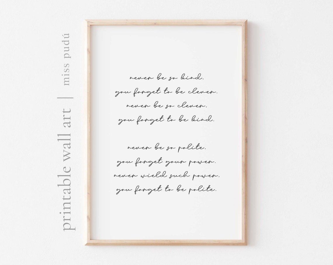 Taylor Swift Marjorie Lyrics Never Be So Kind Clever Script Wall Art