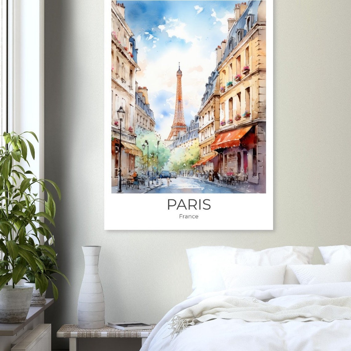 Paris Rue De Luniversite Travel Poster Paris Travel Poster Paris Poster Wall Art France Vintage Poster Paris Travel Poster - Image 4