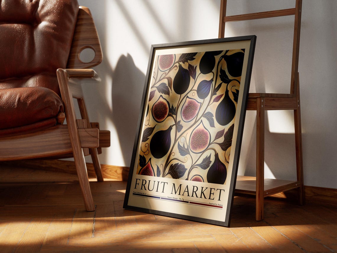 Fig Fruit Fruit Market, Modern Abstract Art - Image 5
