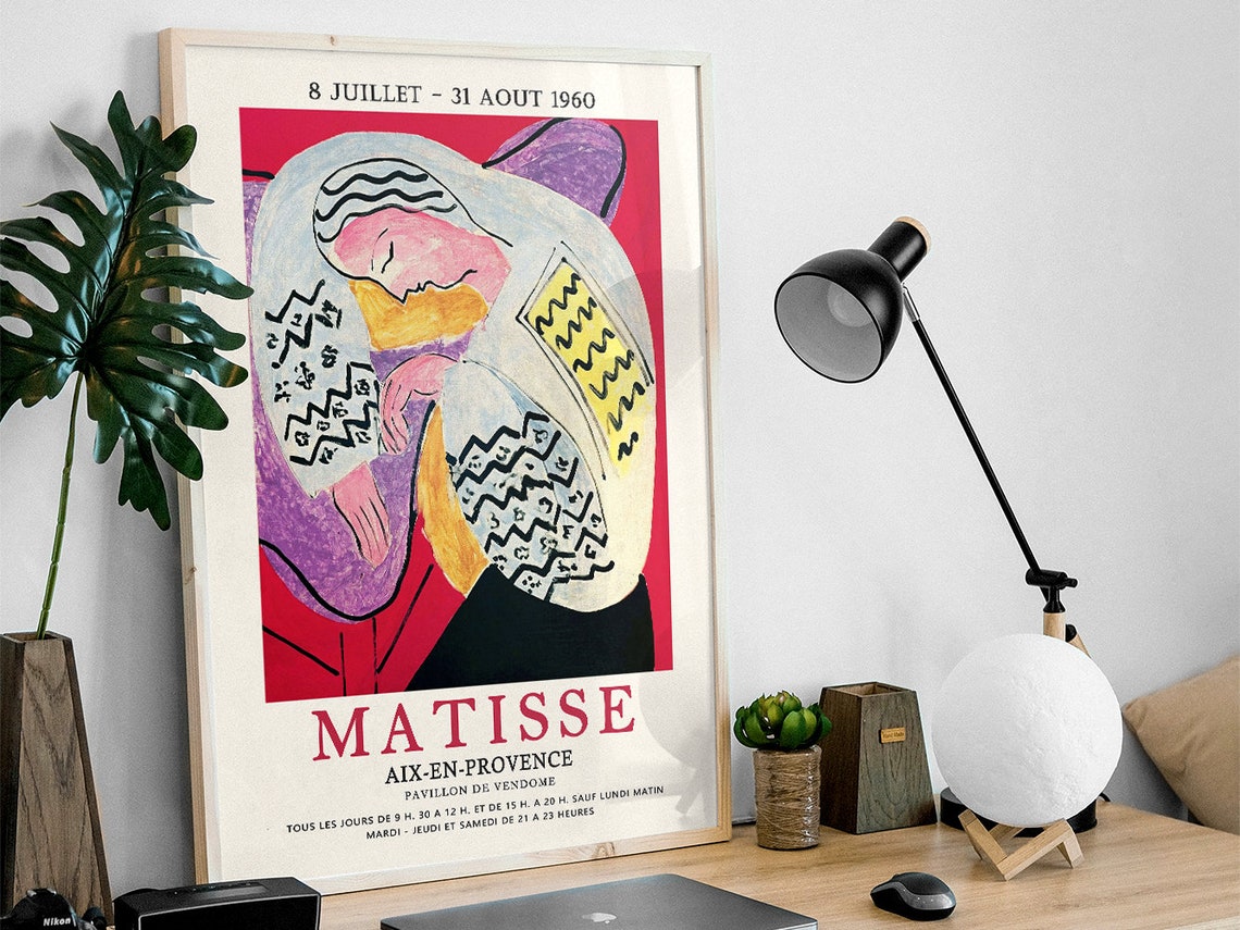 Matisse La Femme The Dream Print Matisse Exhibition Poster Museum Wall Art Decor Fauvism Artwork Artist Gifts Impressionist Painting - Image 3