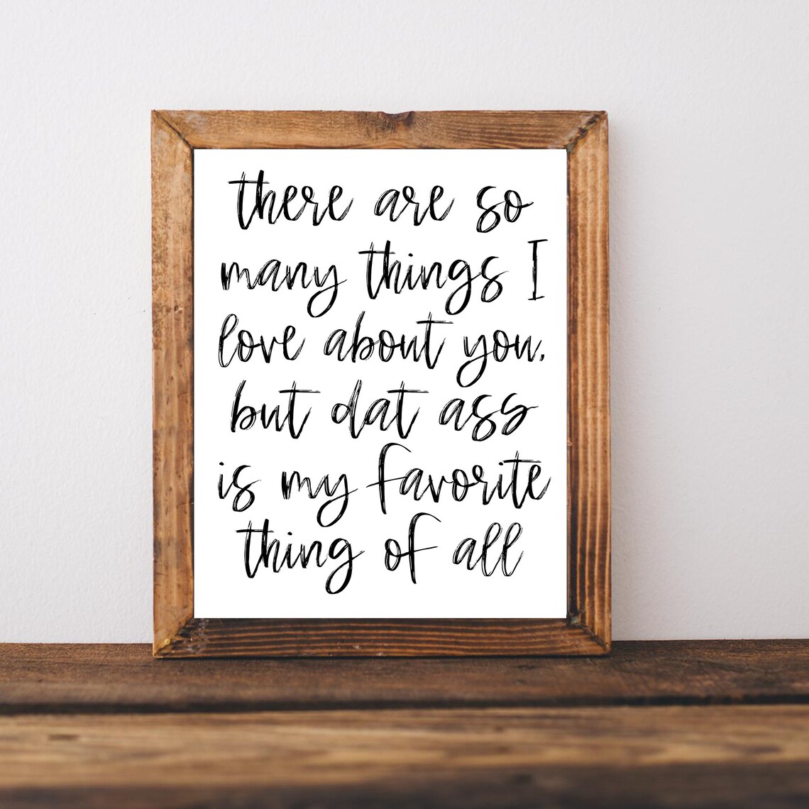 There Are So Many Things I Love About You Cheeky Couple Poster