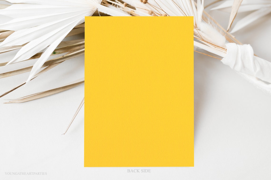 Sunflower Watercolor Bridal Shower Invitation Jaiden King Print - Image 5