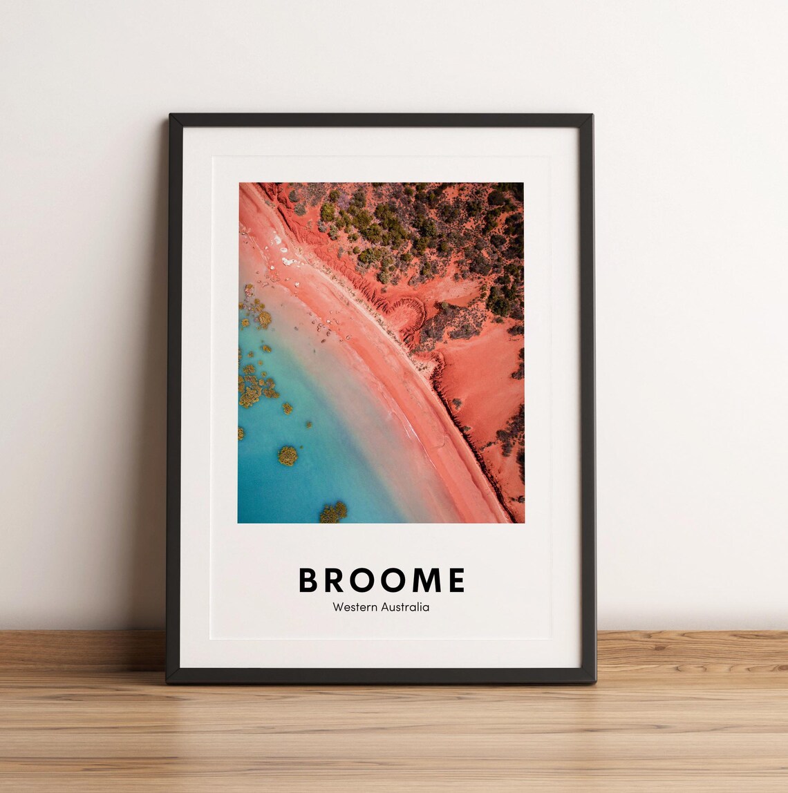 Broome Travel Poster, Western Australia Ocean View