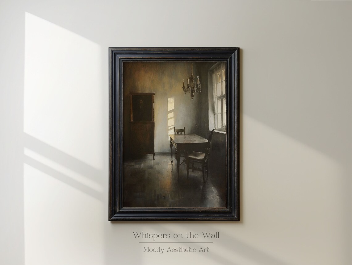 Evening Light Dark Academia Still Life Art Print - Image 3