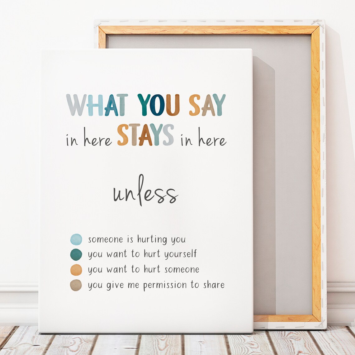 Counseling Office Decor, Calming Corner Art Print - Image 5