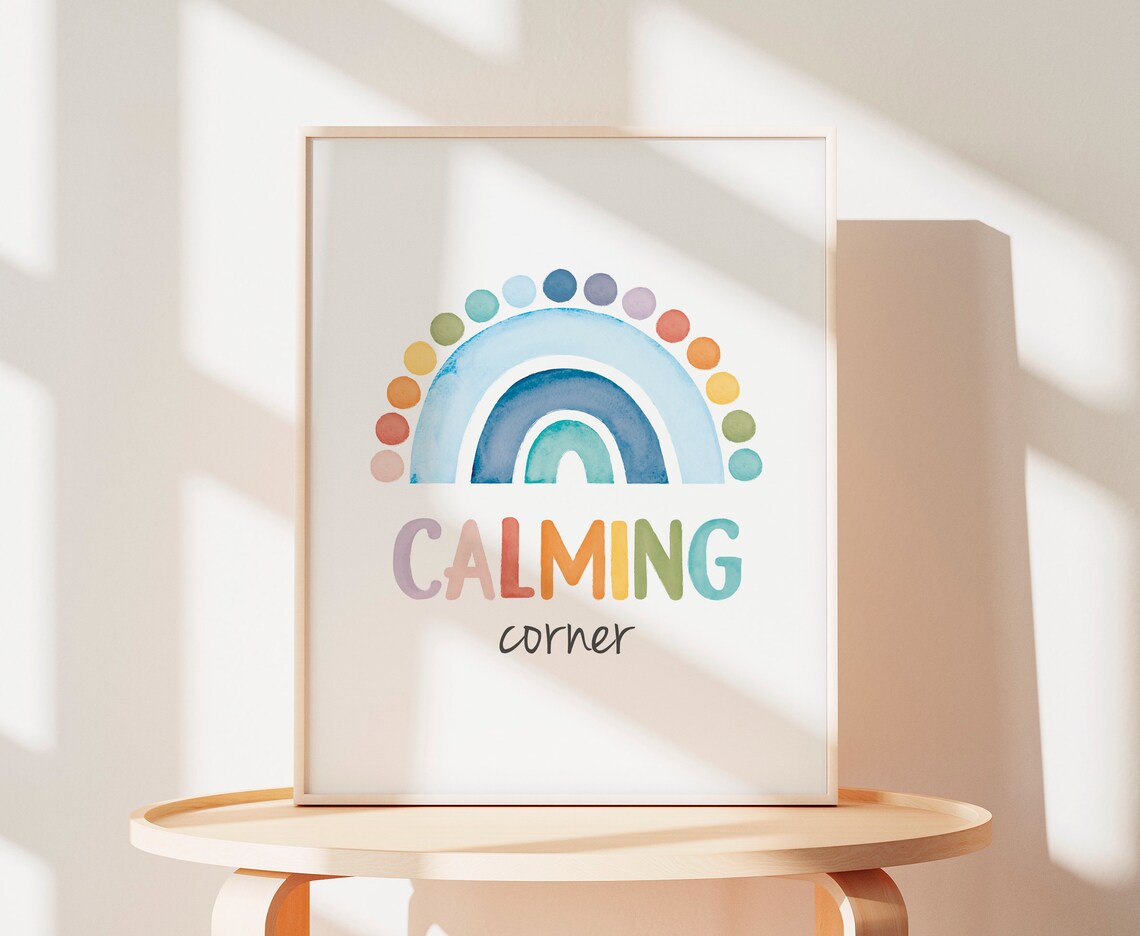 Calming Corner Poster, Counseling Office Decor - Image 4