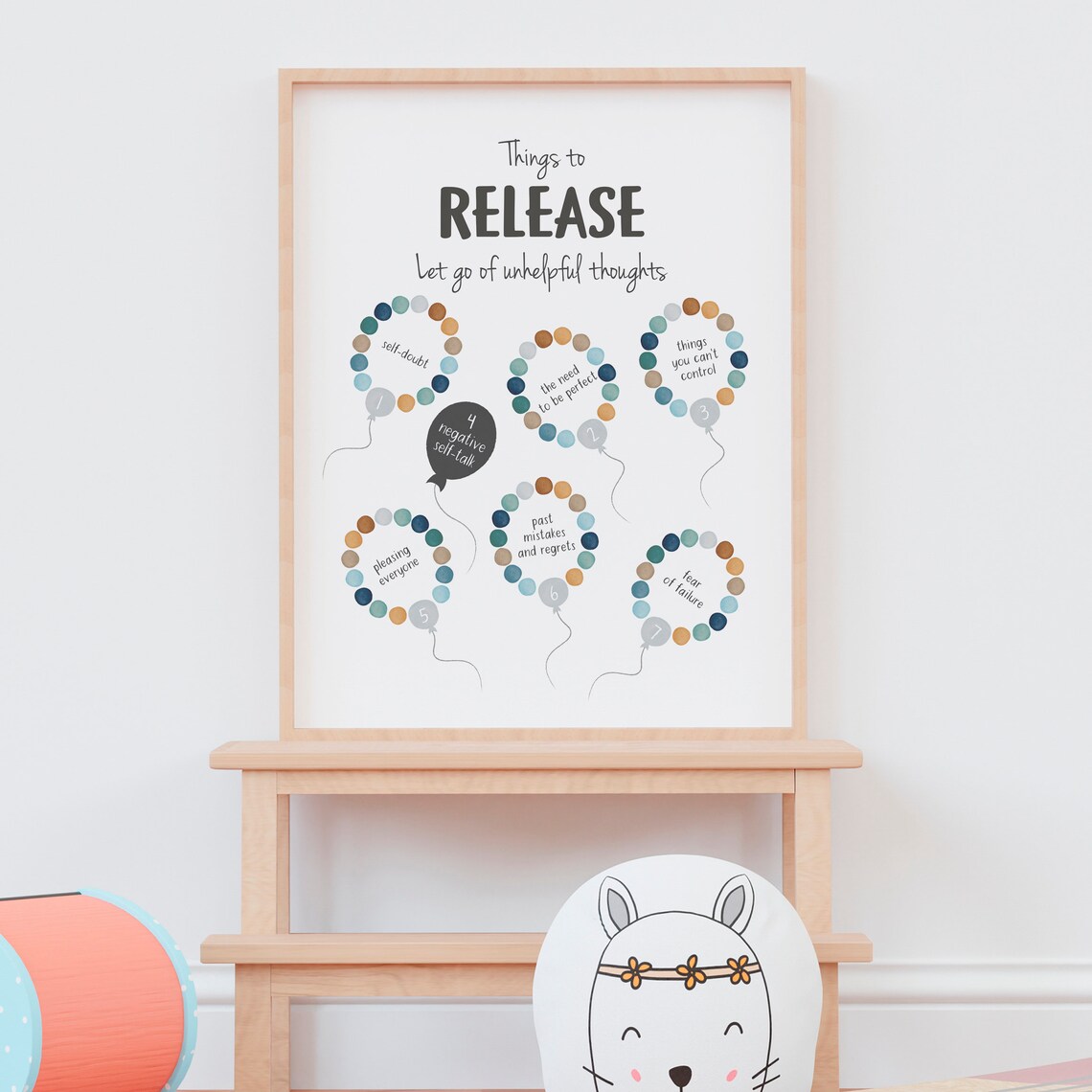 Coping Skills Poster, Calming Corner Office Decor - Image 6
