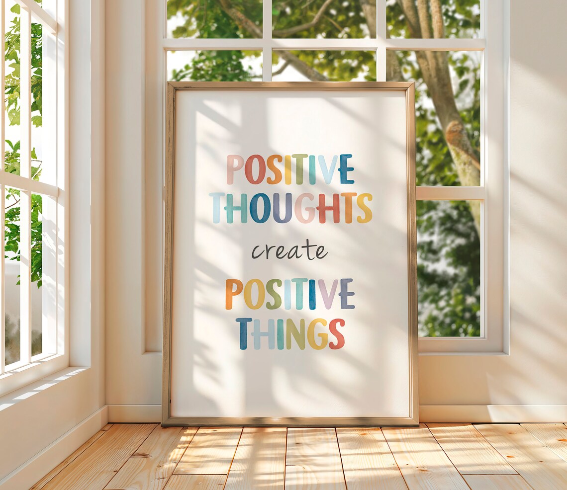 Mental Health Daily Affirmation Poster Print - Image 5
