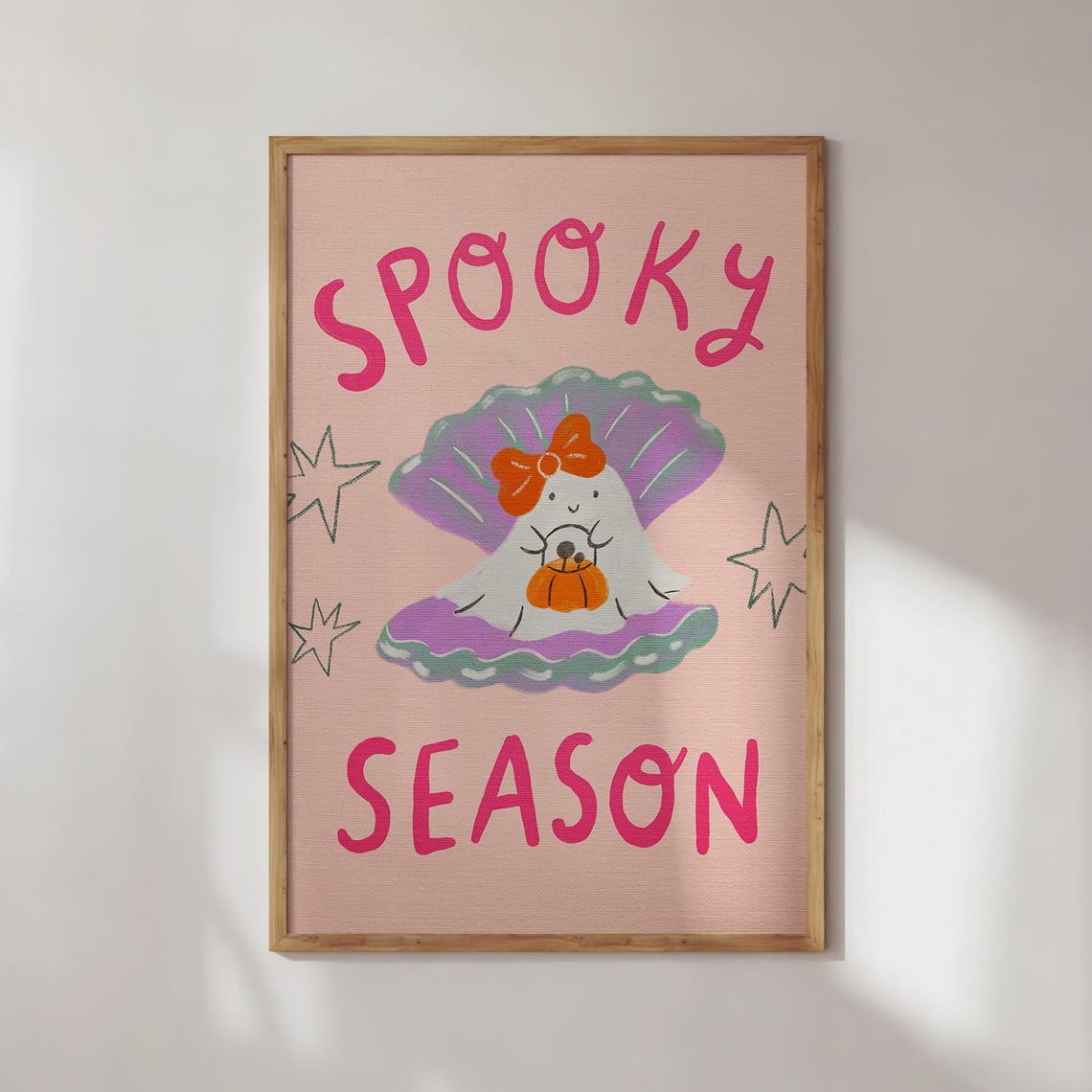 Coquette Halloween Print Trendy Spooky Season Wall Decor