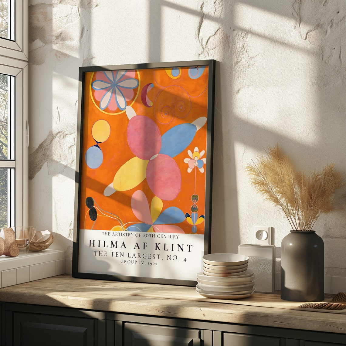 Hilma af Klint The Ten Largest No 4 Playful Colorful Abstract Poster