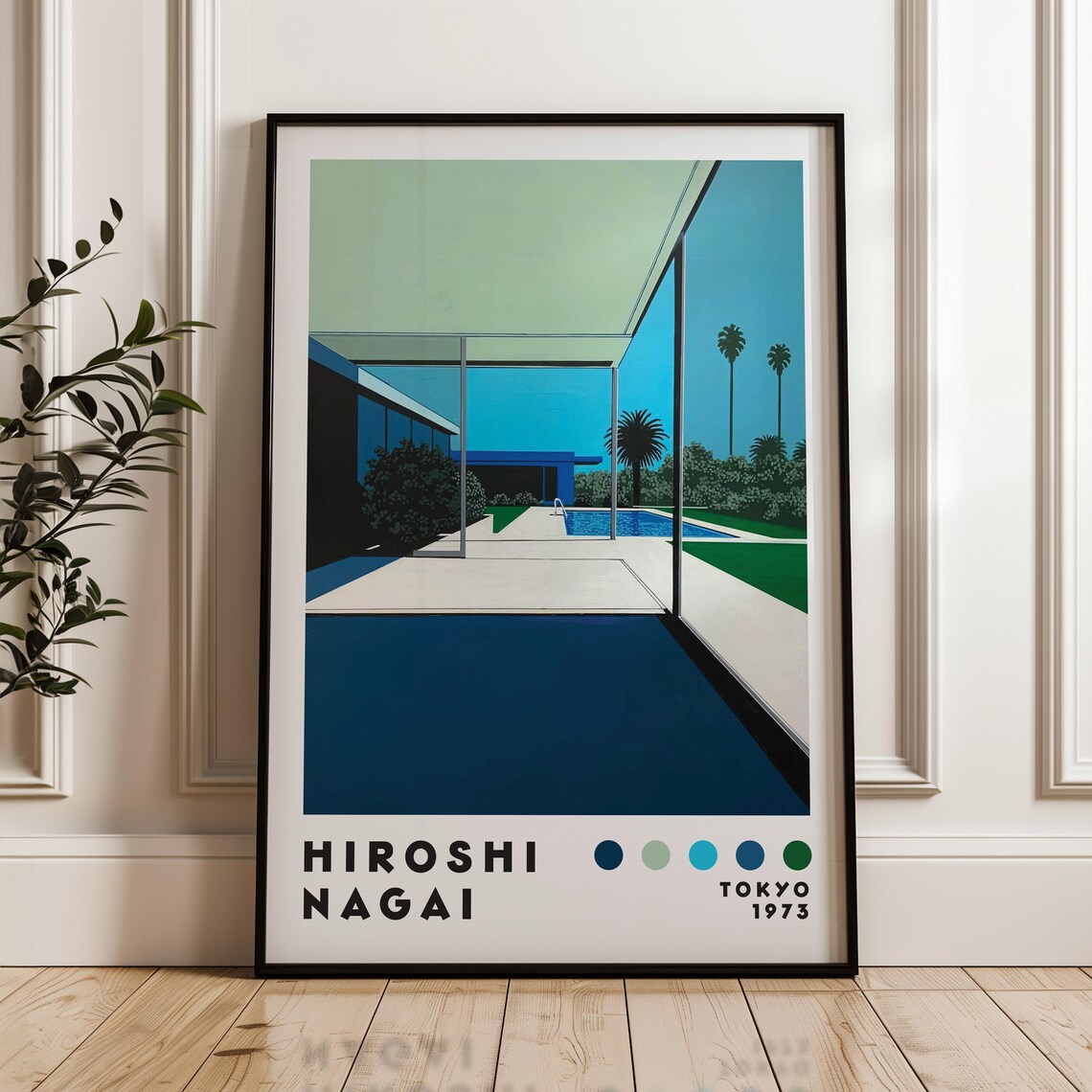 Hiroshi Nagai Vaporwave Modern Poster Print