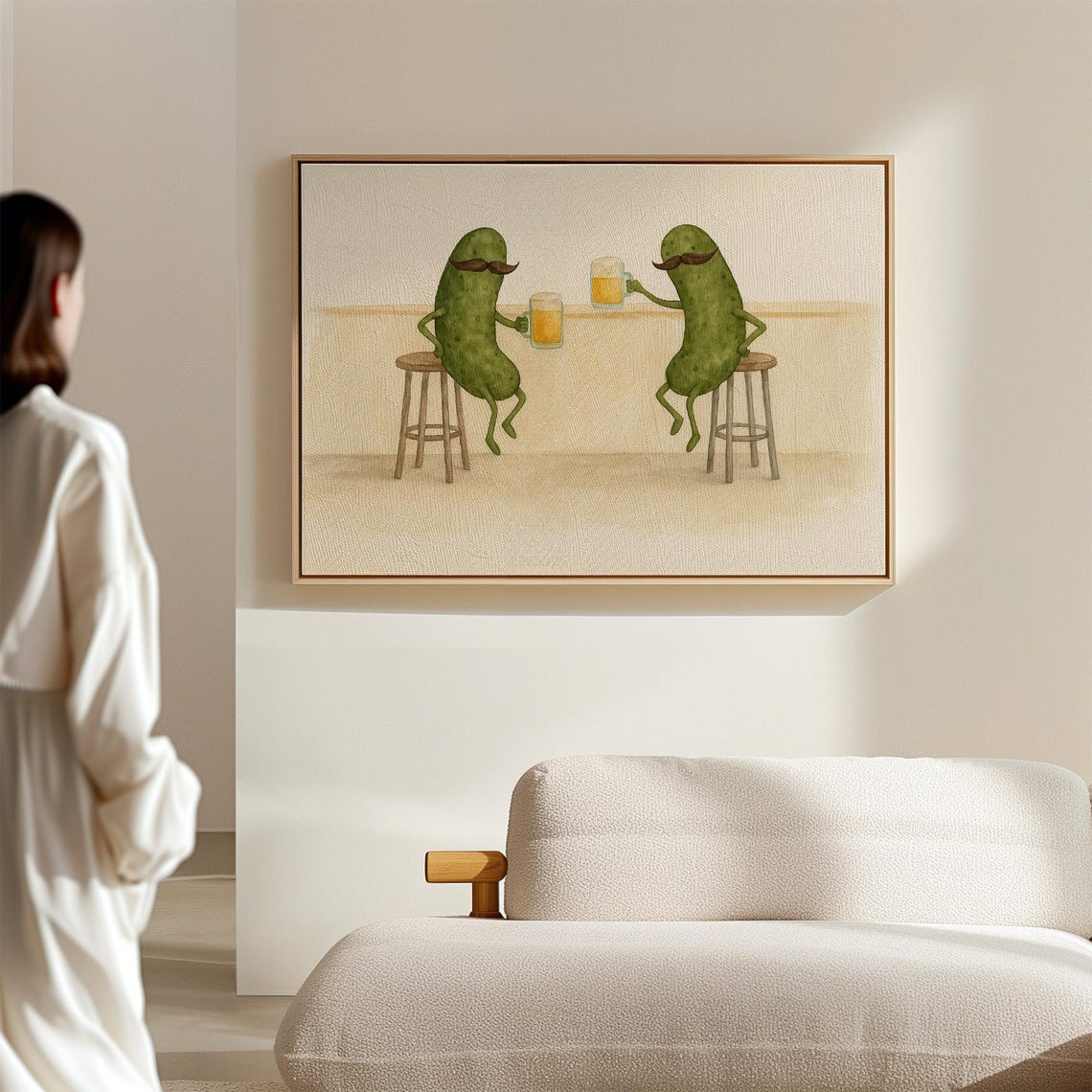 Pickle Bar Buddies - Funny Watercolor Kitchen Art - Image 4