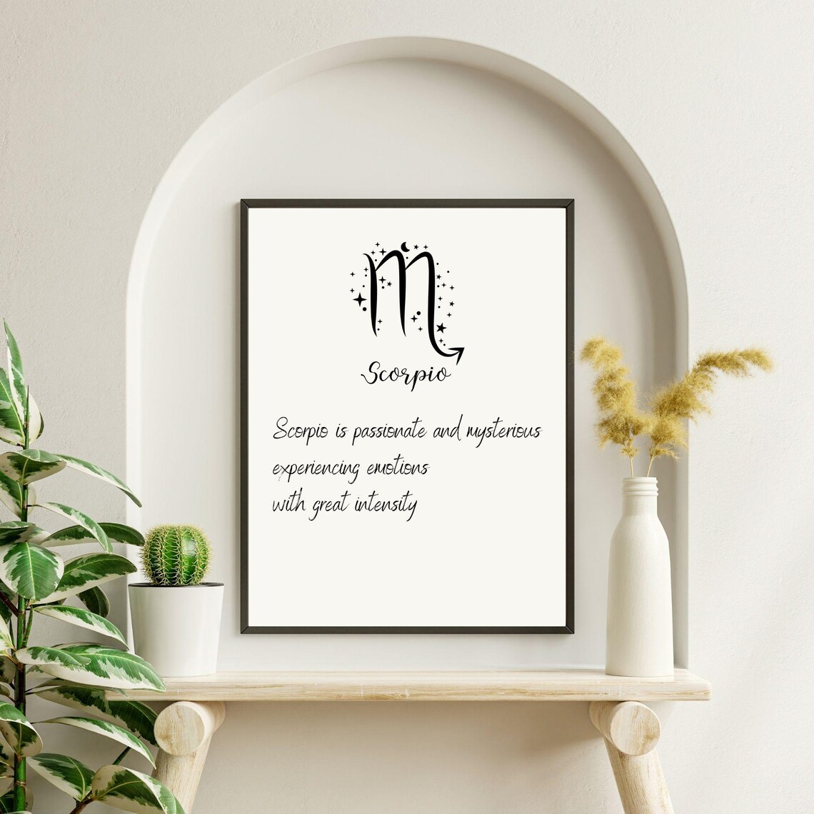 Scorpio Zodiac Sign Minimalist Art Print - Image 7