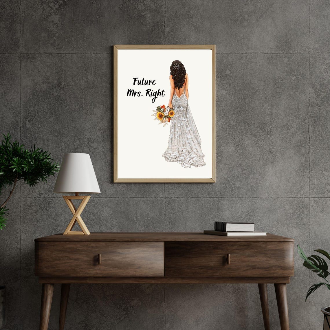 Future Mrs Right Minimalist Art Print - Image 6