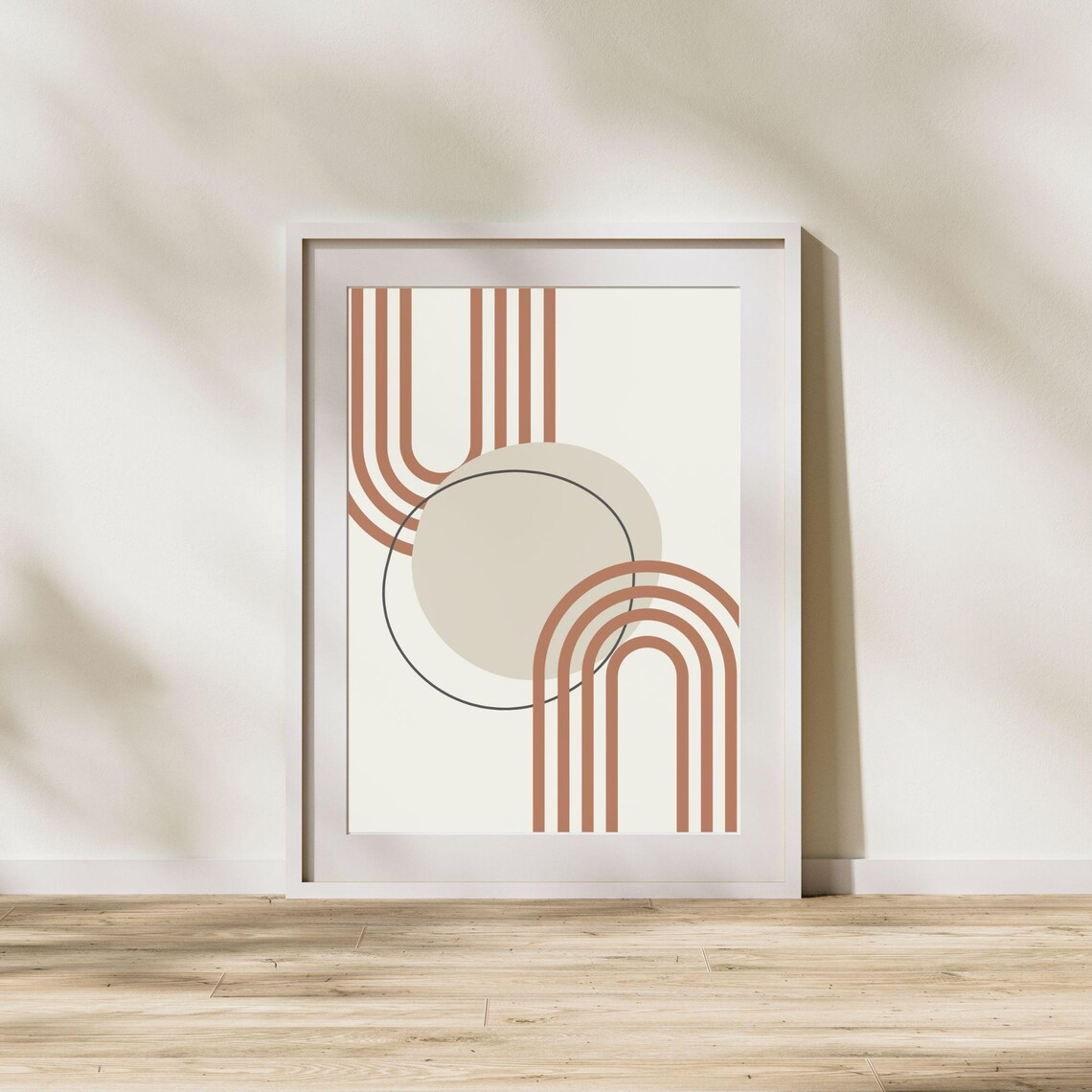 Boho Abstract Shapes, Minimalist Geometric Design - Image 7