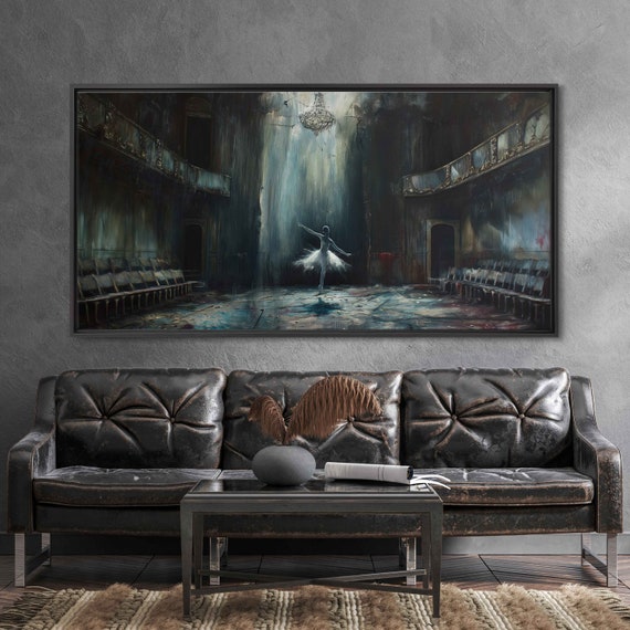 Ghostly Ballerina, Haunted Theater Poster Print