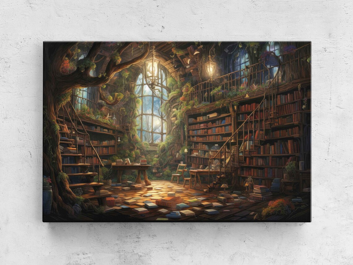 Magical Treehouse Library Reading Nook, Gift for Bookworms