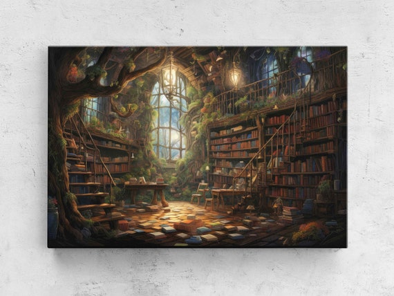 Magical Treehouse Library Reading Nook, Gift for Bookworms