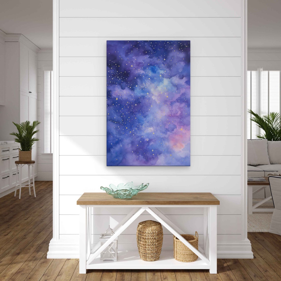 Starry Clouds Framed Print Ready To Hang - Image 3