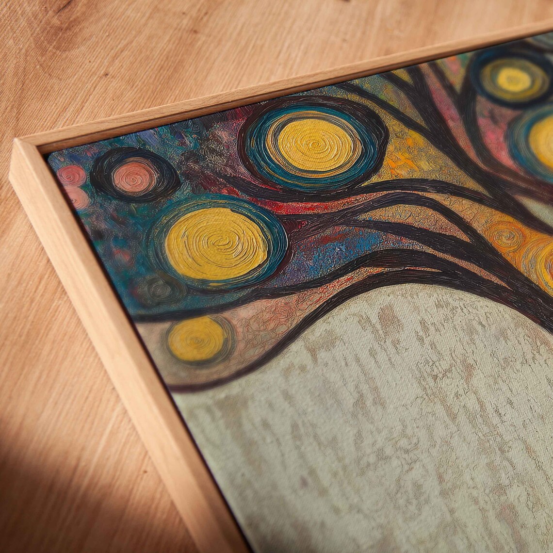 Intertwined Couple Embrace, Ornamental Patterns - Image 2