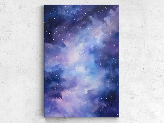 Starry Clouds Framed Print Ready To Hang
