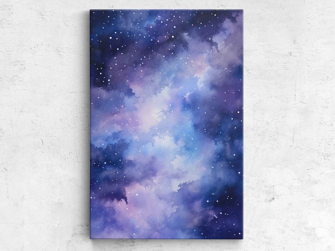 Starry Clouds Framed Print Ready To Hang