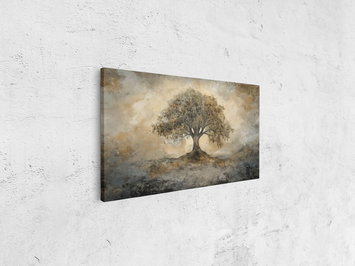 Tree of Life Vintage Botanical Art Print, Earth-Toned Pastels - Image 4