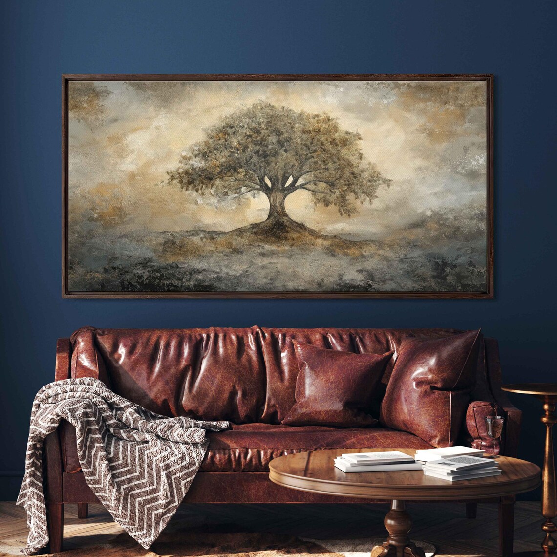 Tree of Life Vintage Botanical Art Print, Earth-Toned Pastels - Image 3
