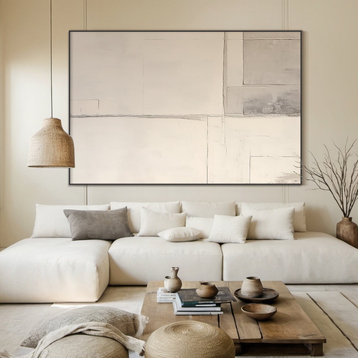 Brown Abstract Painting Brown Wabi Sabi Wall Art Large Brown Wall Art Brown Textured Hand Painting Home Wall Decoration Art - Image 3