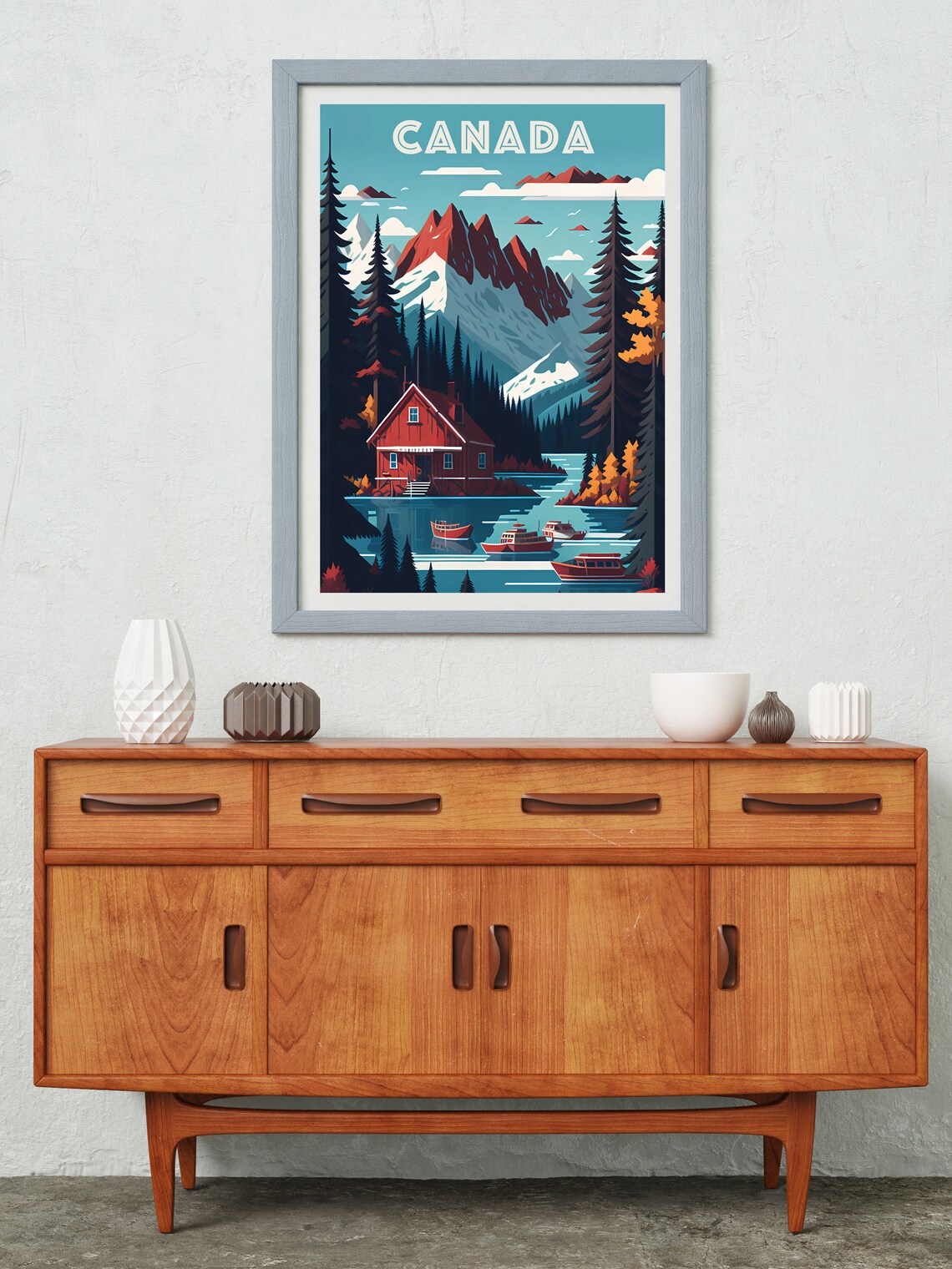 Canada Retro Travel Poster, Travel Poster - Image 2