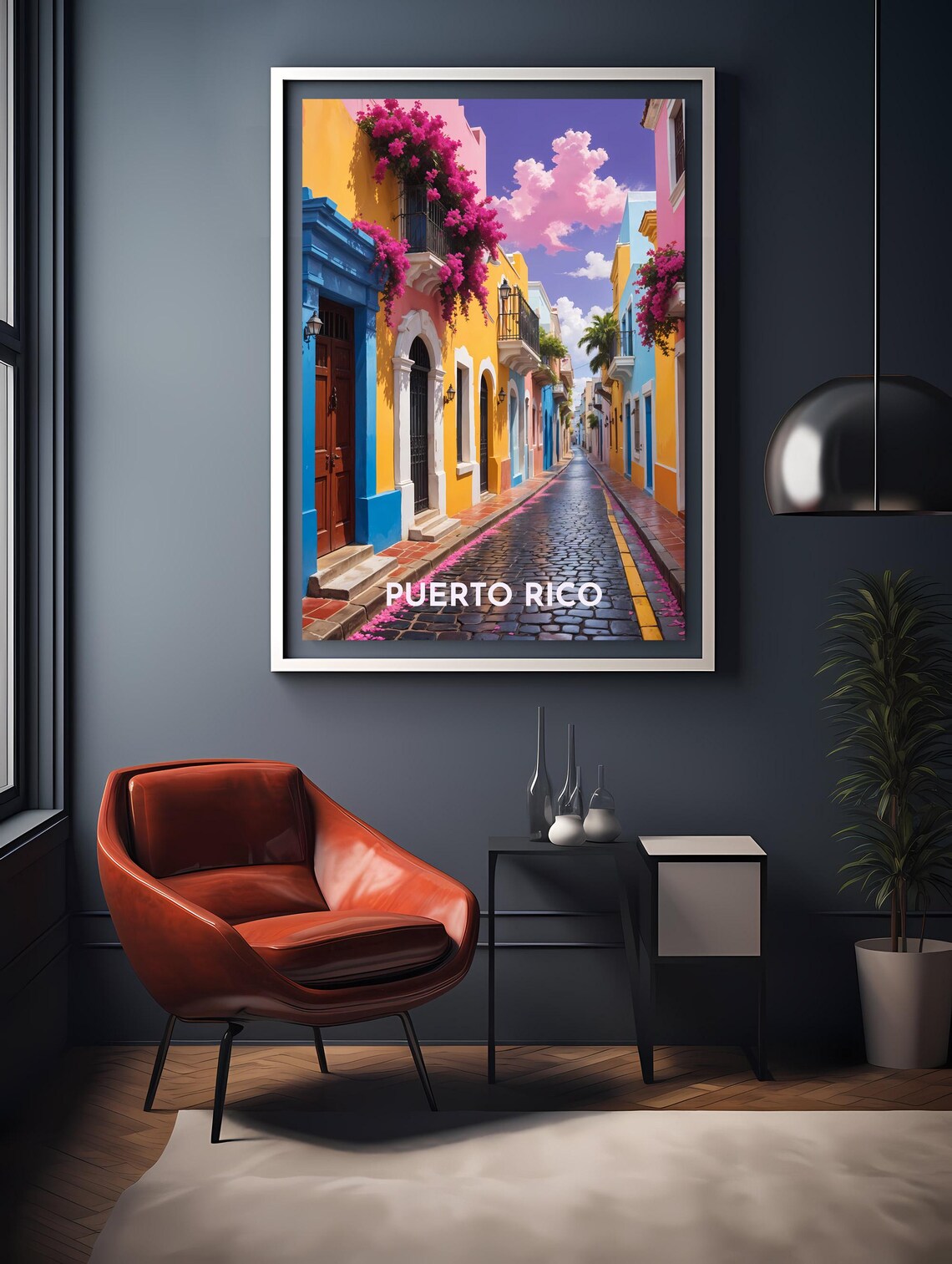 Puerto Rico Travel Poster, Latin America Art Print - Image 2