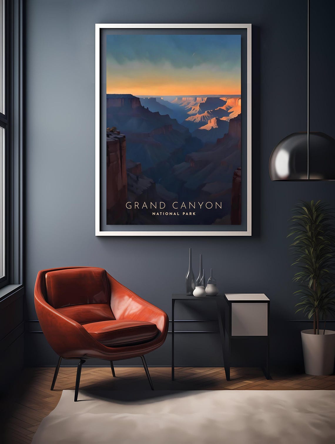 Grand Canyon National Park Sunset Layered Cliffs View Poster - Image 2