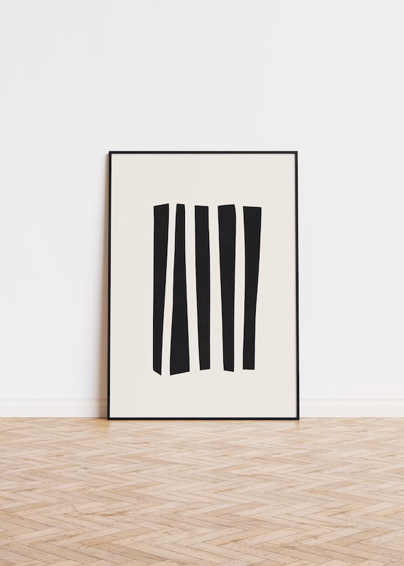 Abstract Lines Poster Wall Art Printed