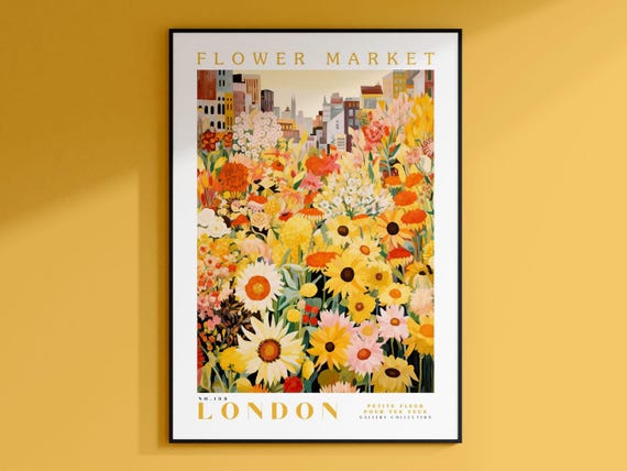 Flower Market London - Botanical Art