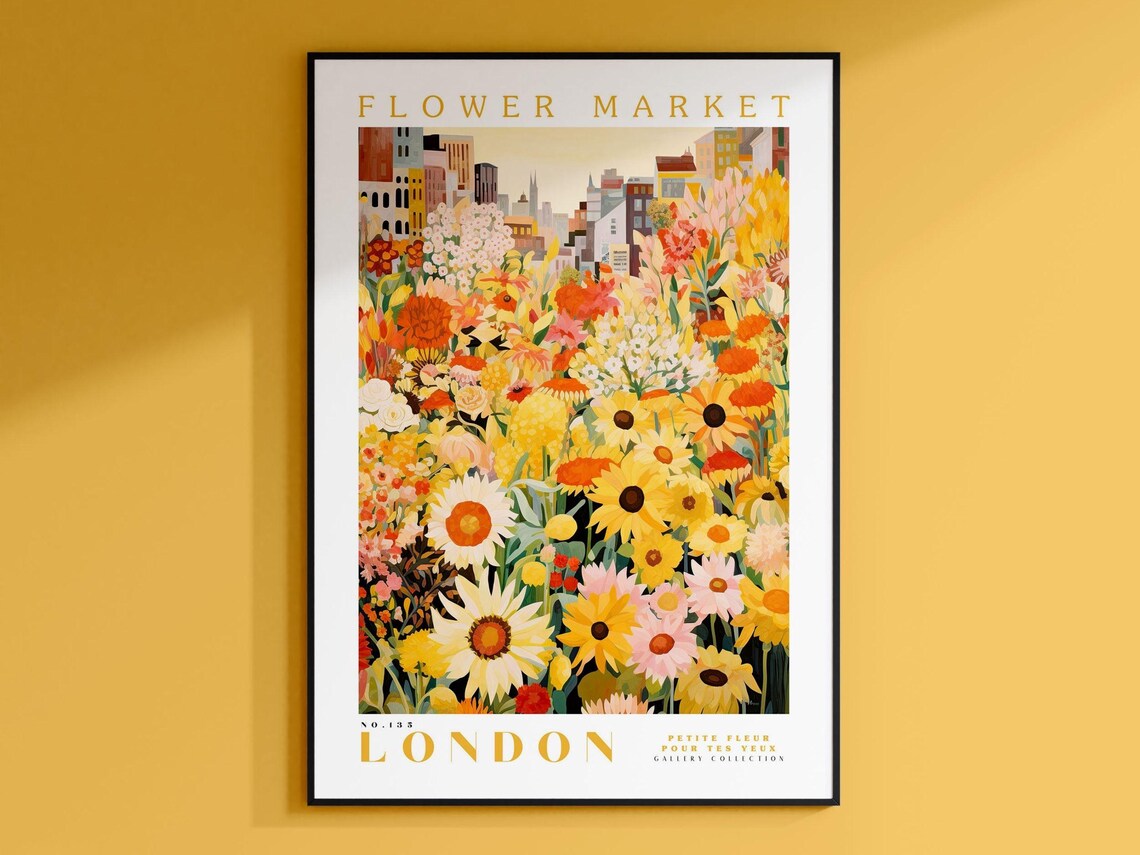 Flower Market London - Botanical Art