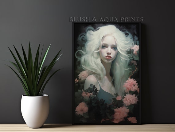 Moss Wall Art Prints Trendy Anime Poster Farmhouse Print Room Decor Boho Bedroom Over The Bed