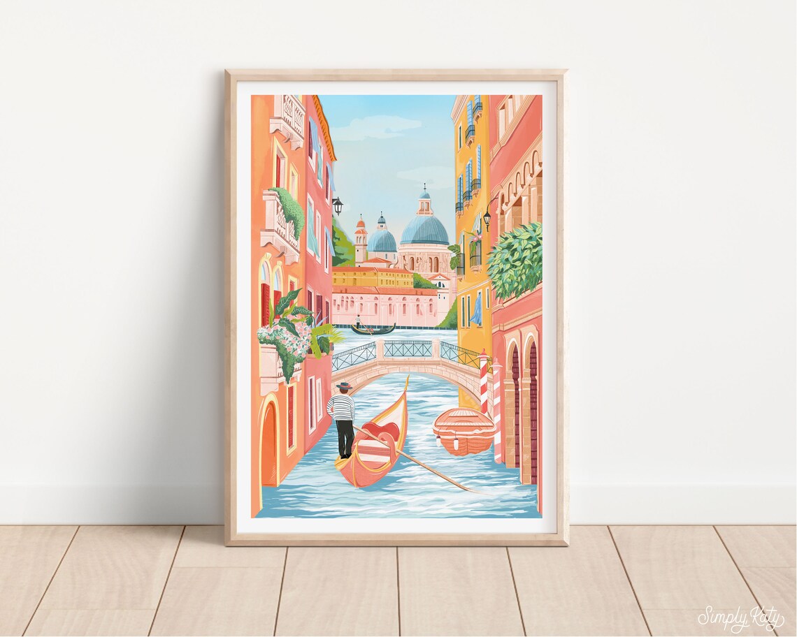 Venice Travel Poster, Venezia Italy Art Print - Image 2