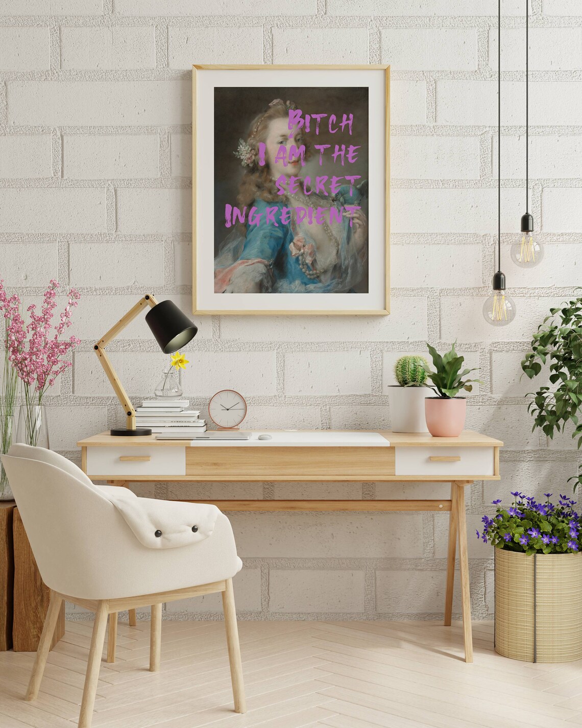 I Am The Secret Ingredient Feminist Art Print - Image 3