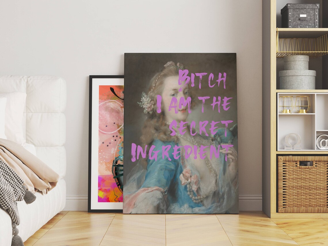 I Am The Secret Ingredient Feminist Art Print - Image 2