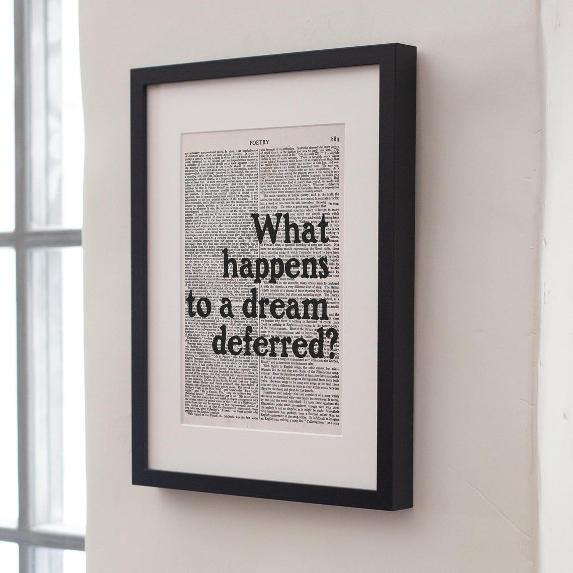 Langston Hughes What Happens To A Dream Deferred Harlem Poem Poster - Image 4