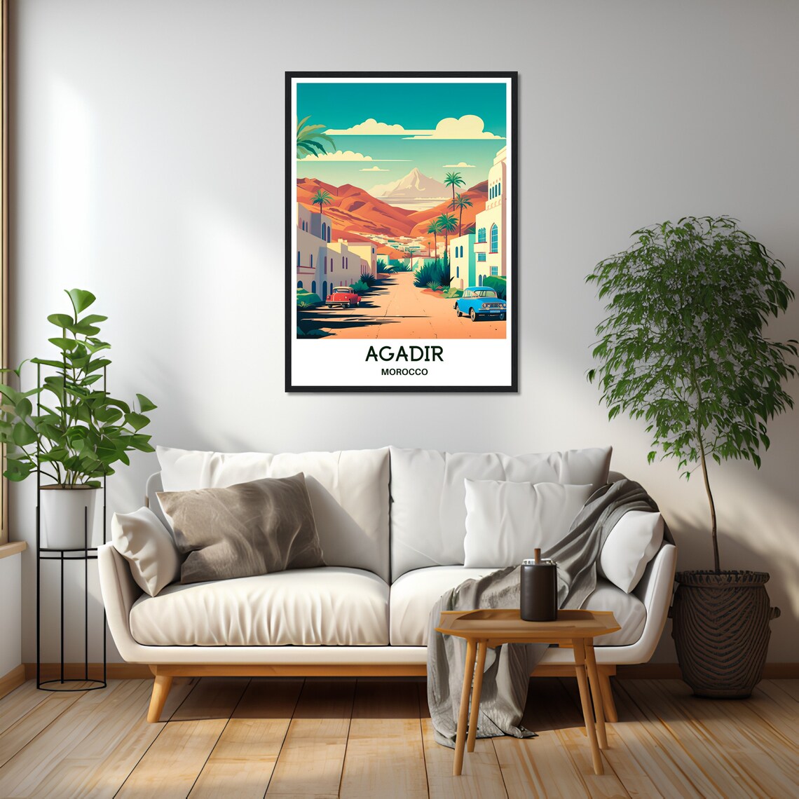 Agadir Travel Poster, Moroccan City Wall Art - Image 2