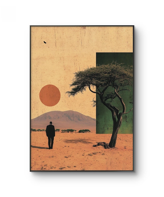 Kalahari Botswana Surreal Africa Art Print