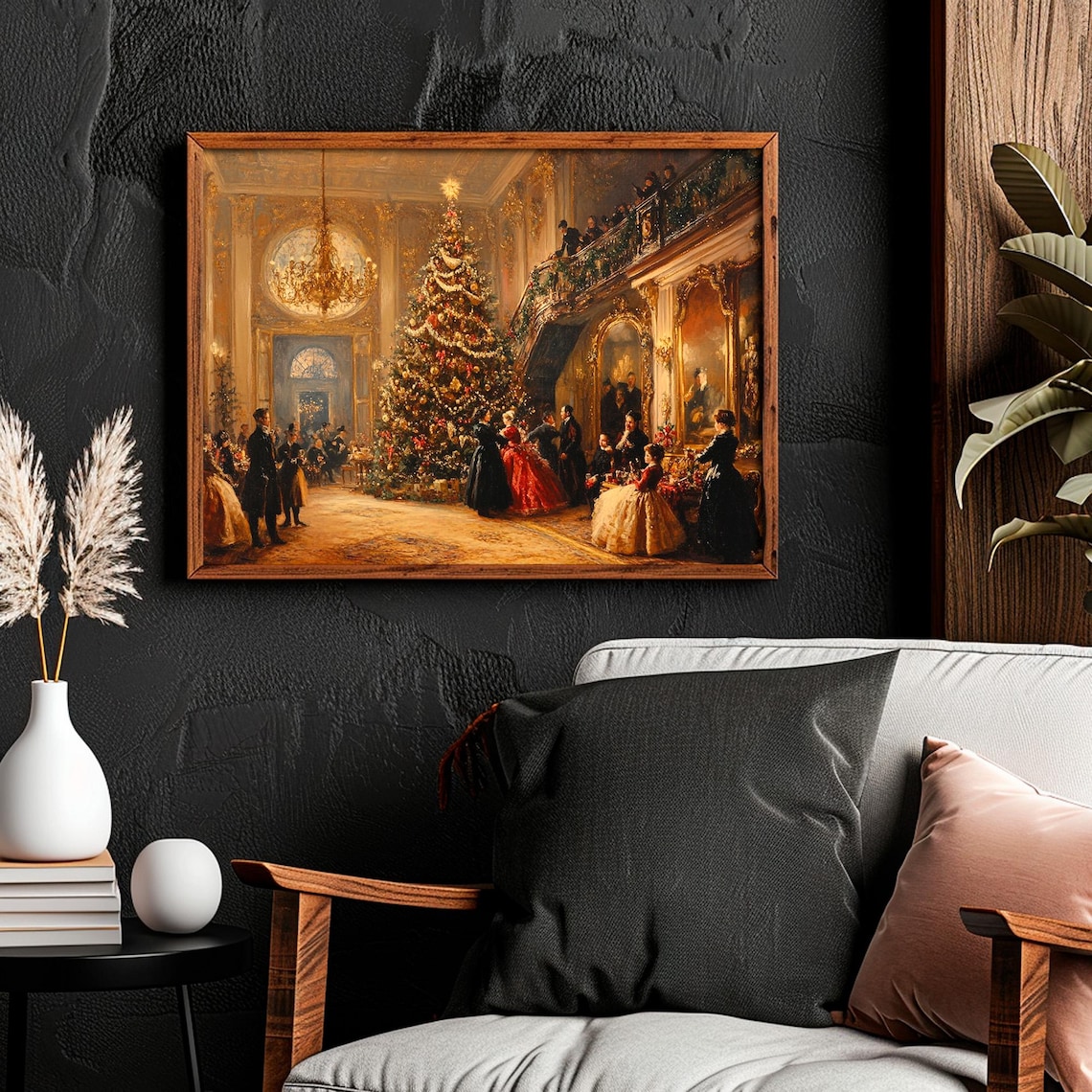 Victorian Christmas Tree Vintage Art Print - Image 5