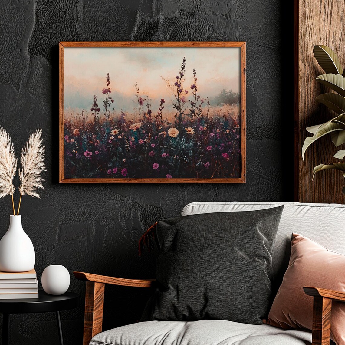 Moody Wildflower Print, Vintage Floral Wall Art - Image 6