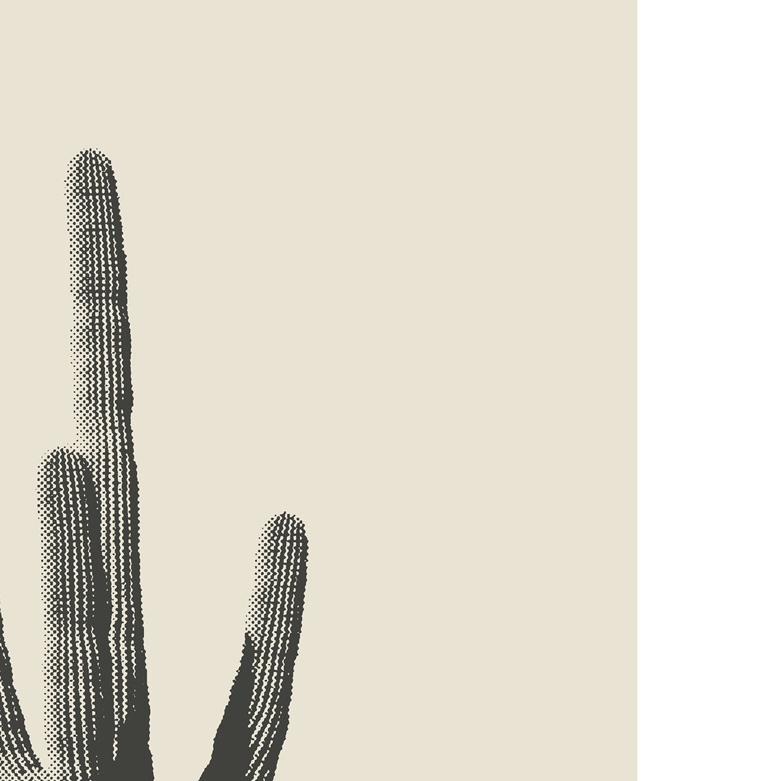 Phoenix Arizona Minimalist Travel Poster, Saguaro Cactus - Image 2