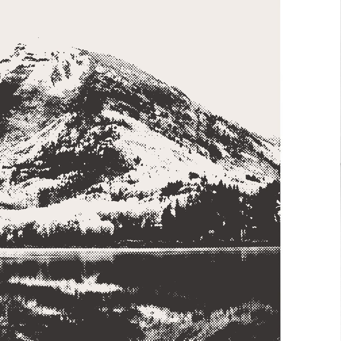 Colorado Print, Minimalist Colorado Mountains Poster - Image 2