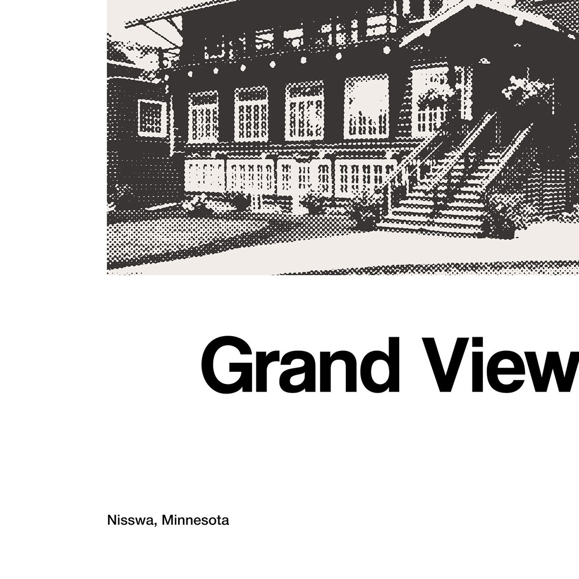 Grand View Lodge Spa Nisswa Minnesota Travel Poster - Image 2