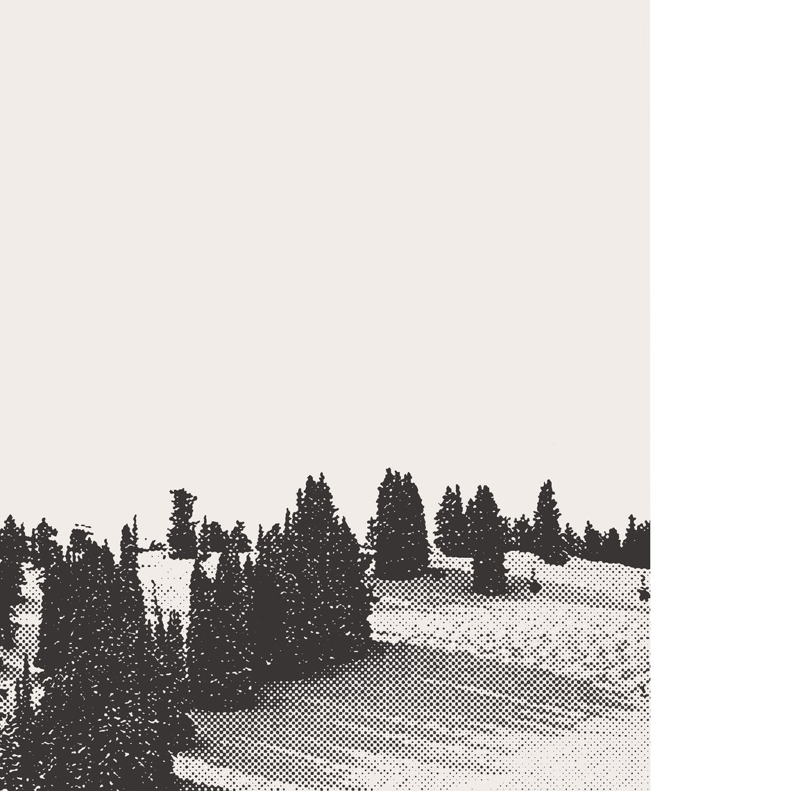 Solitude Utah Minimalist Travel Poster, Wasatch Mountains - Image 2