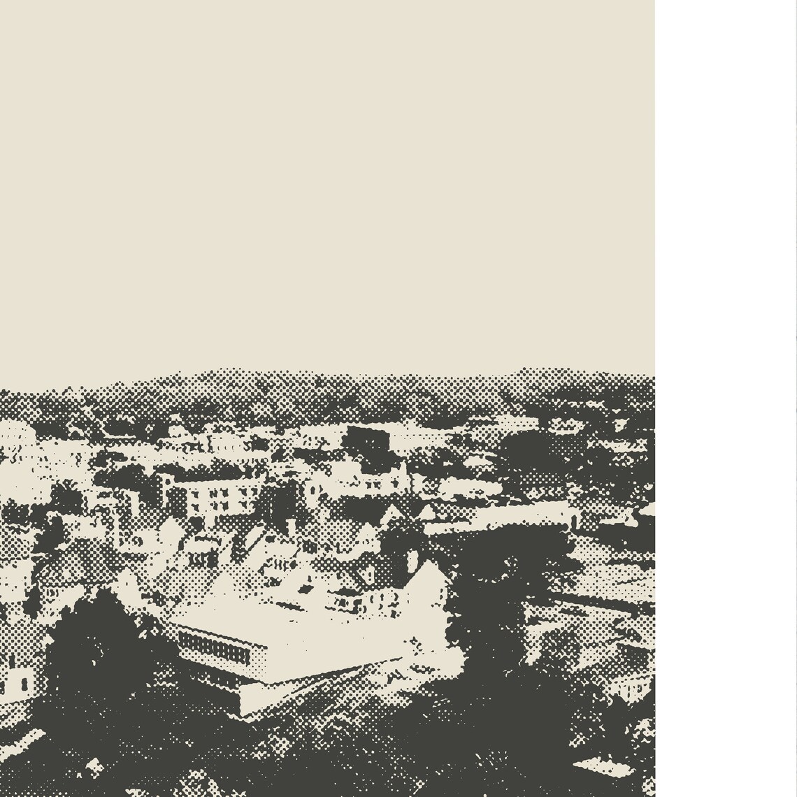 Red Bank New Jersey Minimalist City Art Print - Image 3