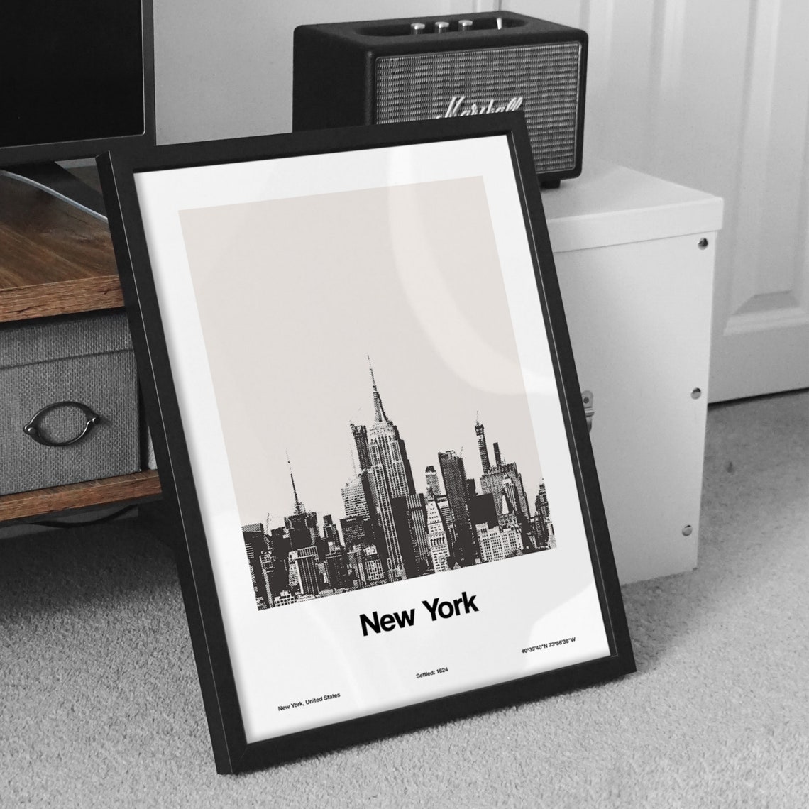 New York Manhattan Skyline, Minimalist Travel Poster - Image 2